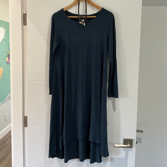 Eileen Fisher Dress in Teal - size small - Picture 1 of 5